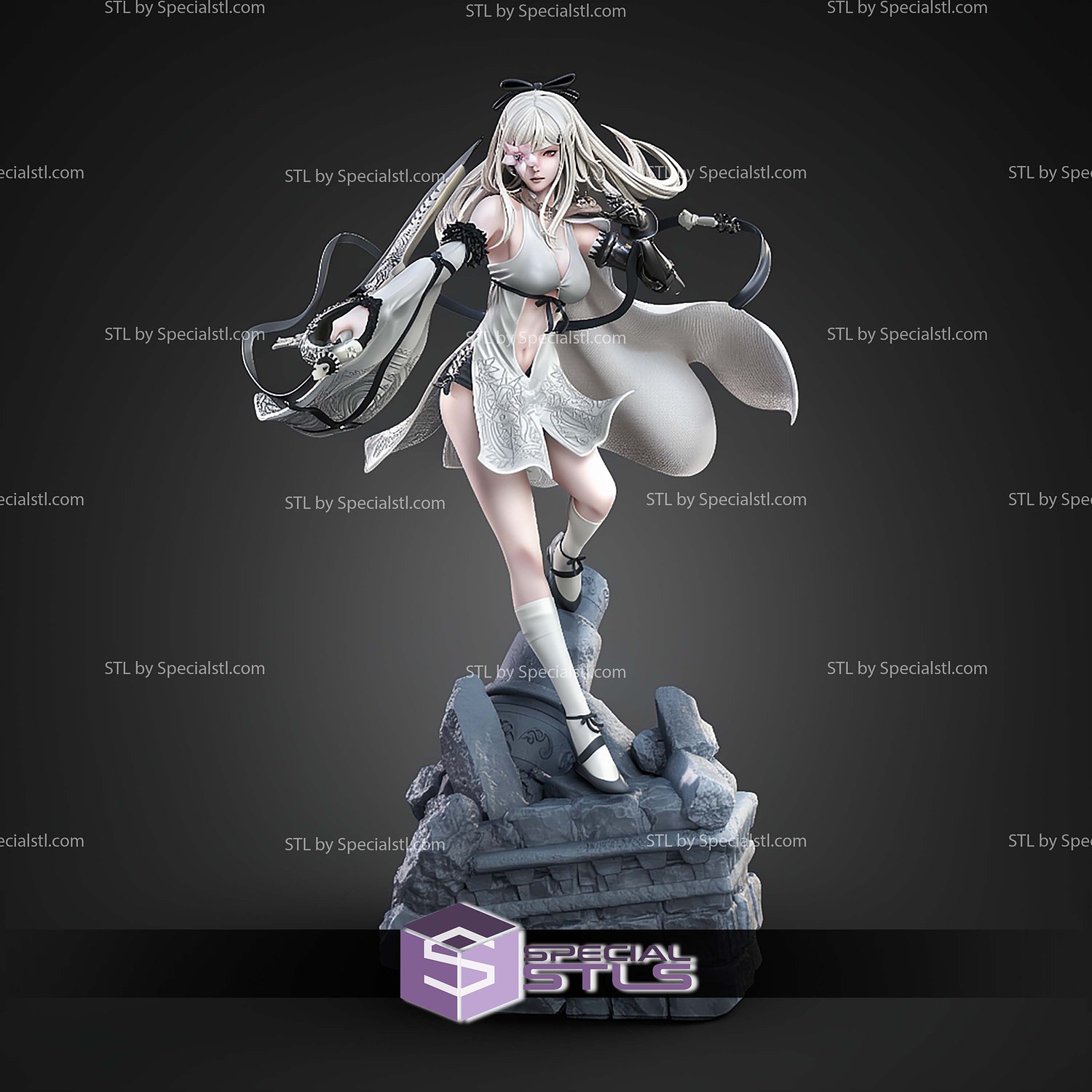 Zero Drakengard 319mm STL Files 3D Model — view 6