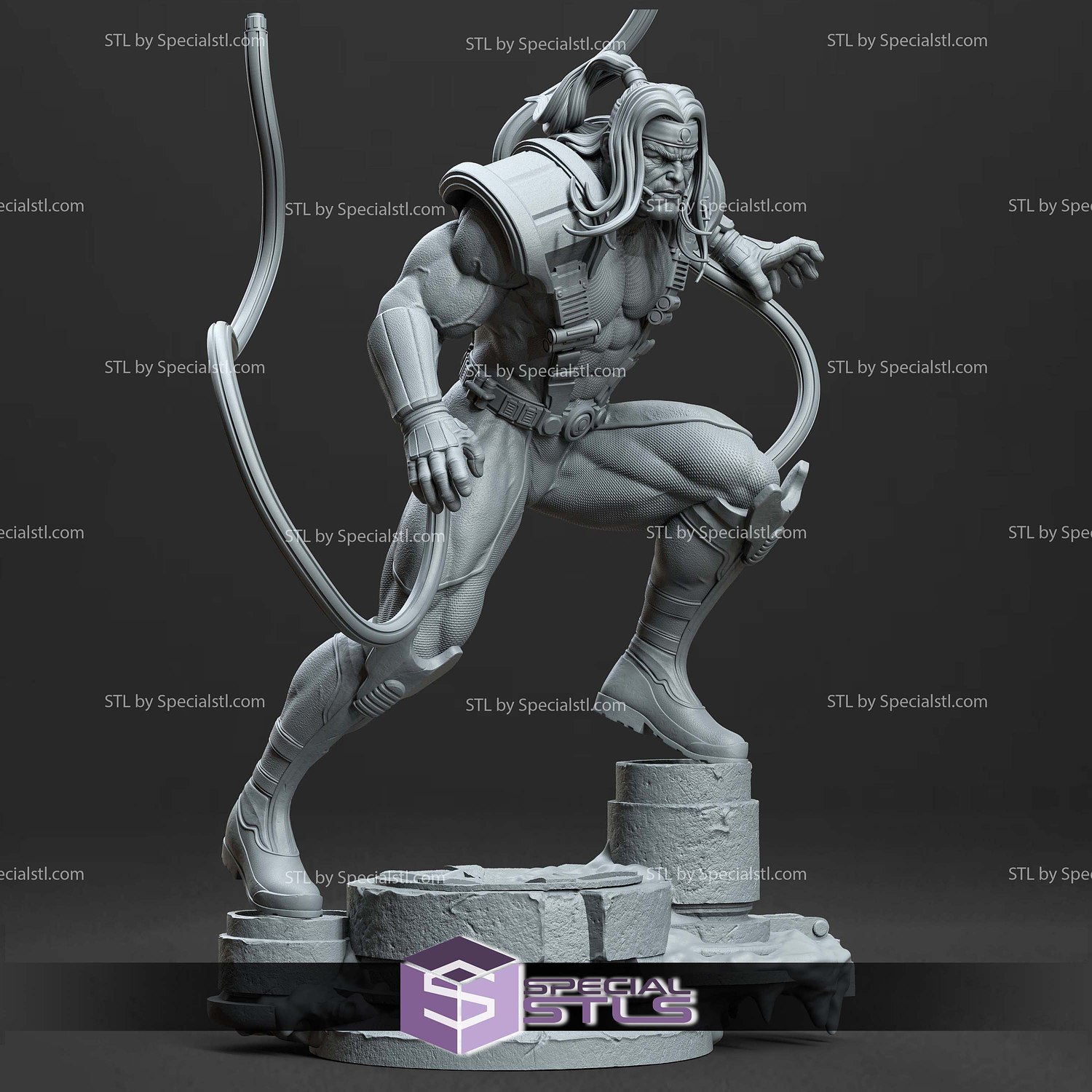 Omega Red 340mm STL Files 3D Model — view 4