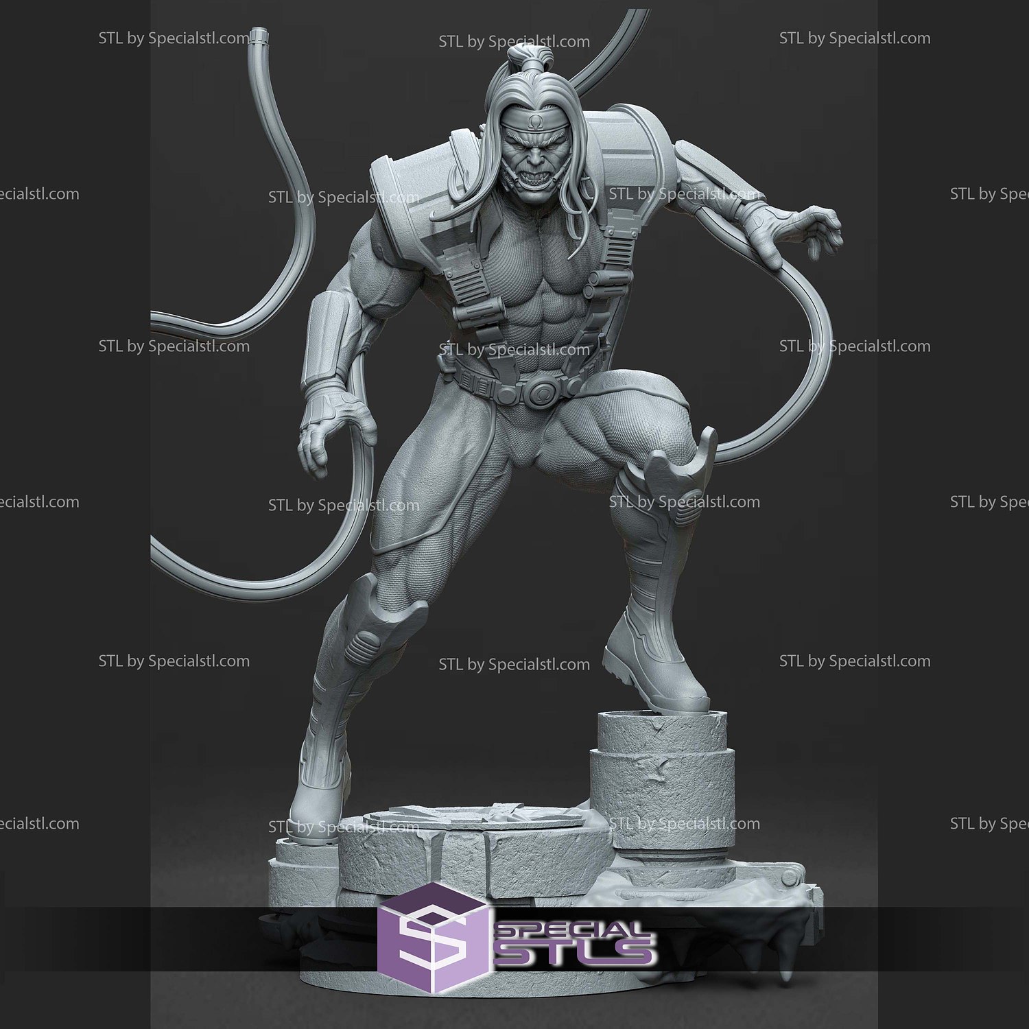 Omega Red 340mm STL Files 3D Model — view 6