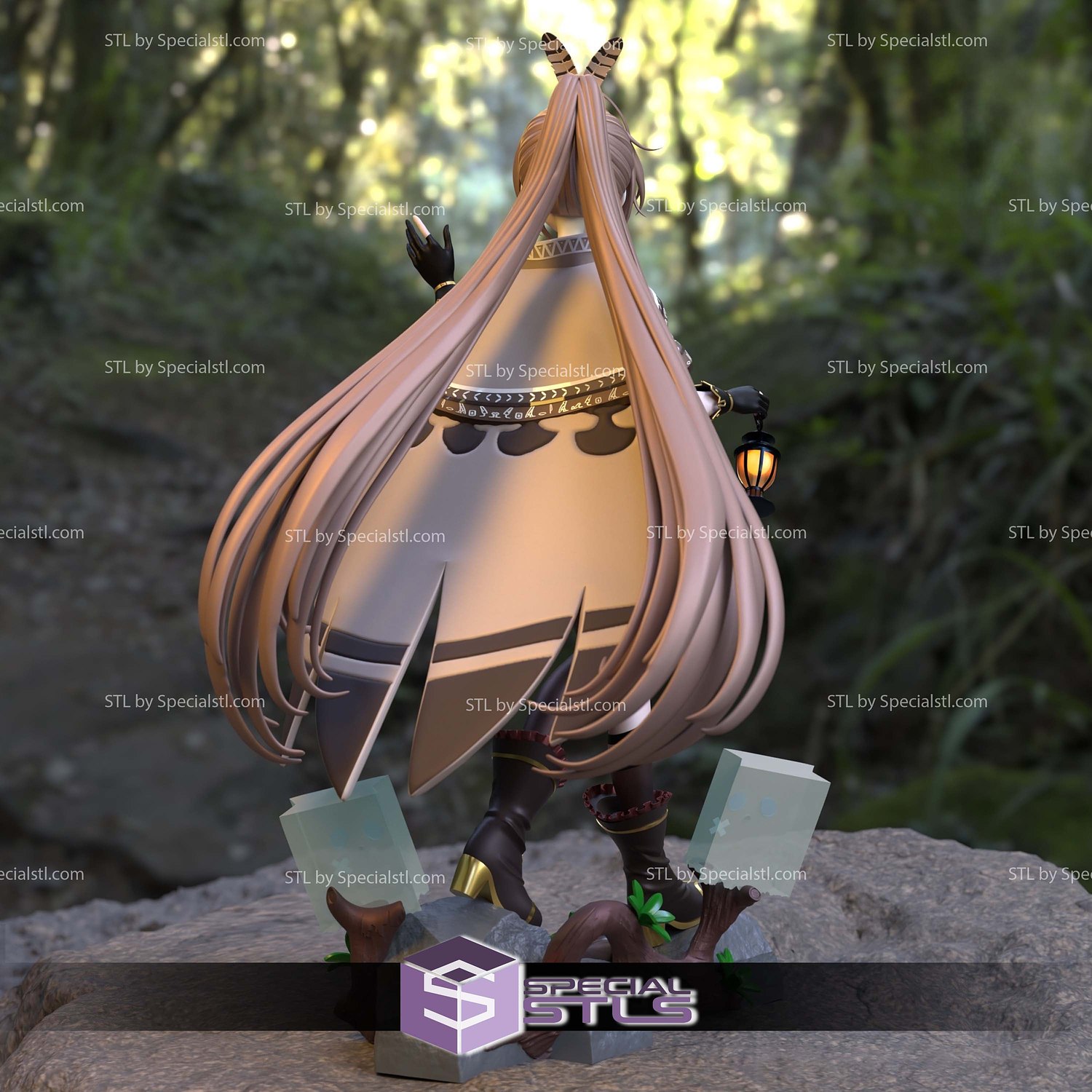 Nanashi Mumei Virtual YouTuber 3D Printer Files STL Model — view 2