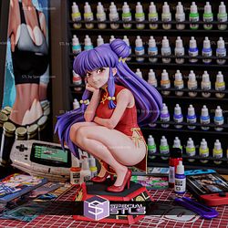 Shampoo Ranma Cute Pose Sculptures 3D Printing STL Model