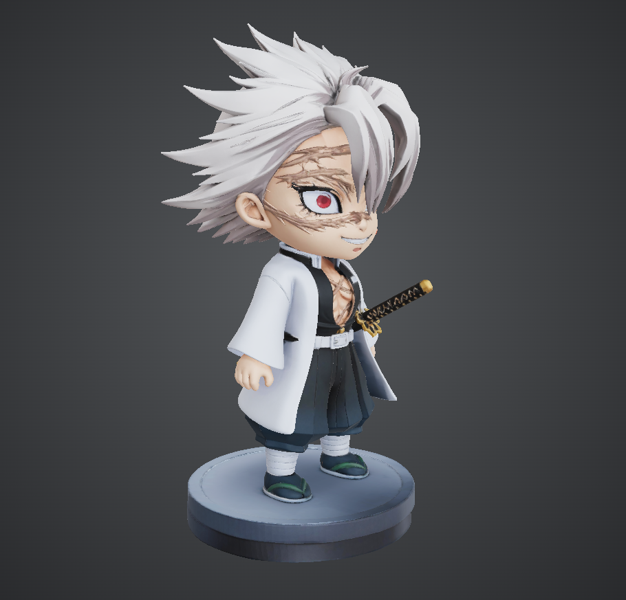 Sanemi Shinazugawa / Demon Slayer 3D STL Model