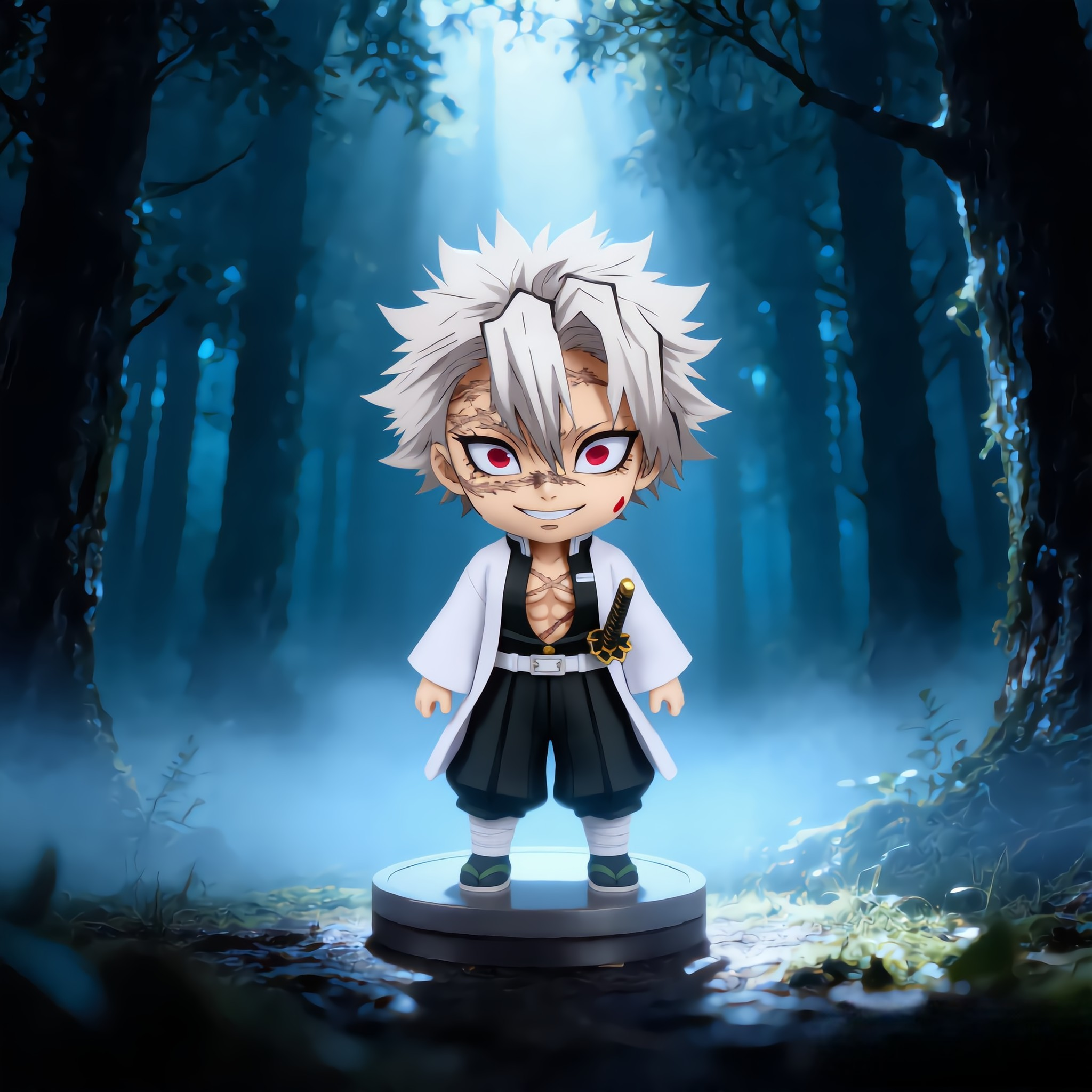 Sanemi Shinazugawa / Demon Slayer 3D STL Model — view 2