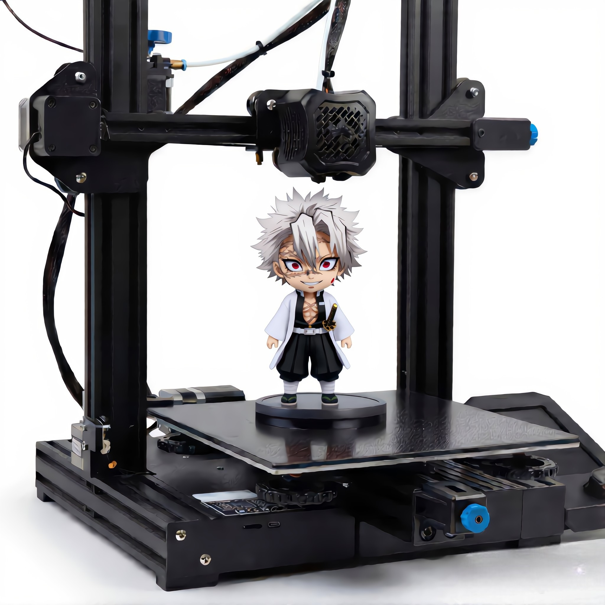 Sanemi Shinazugawa / Demon Slayer 3D STL Model — view 3