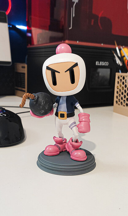 Bomberman 3D STL Model — view 2