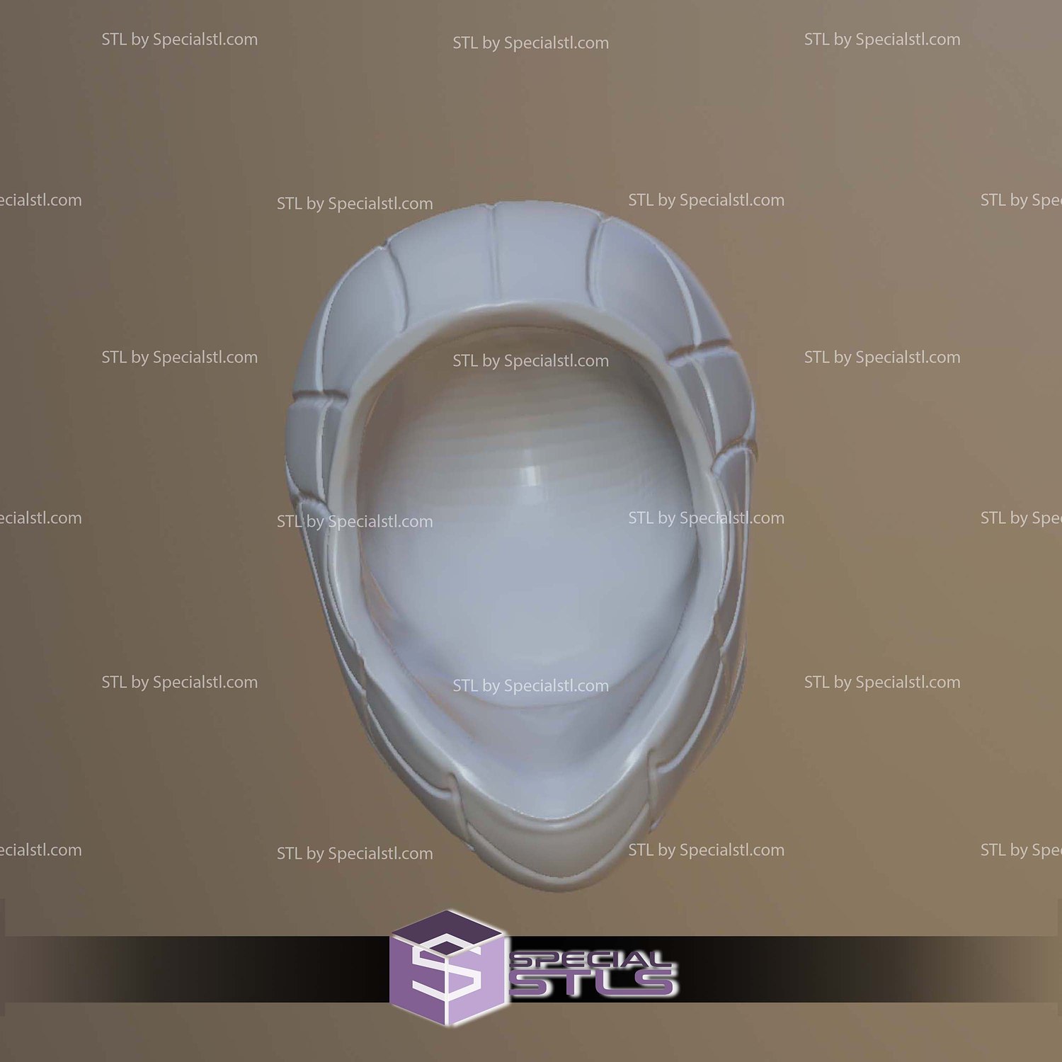 Custom Head STL Spiderman PS4 3D Model — view 5