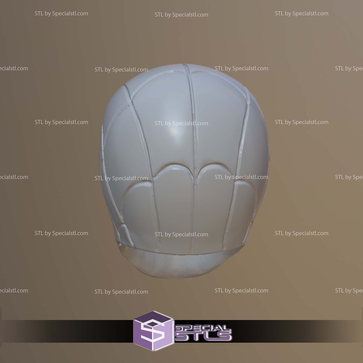 Custom Head STL Spiderman PS4 3D Model — view 6