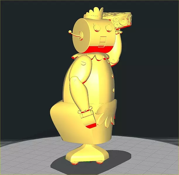 Rosey The Robot 3D OBJ Model