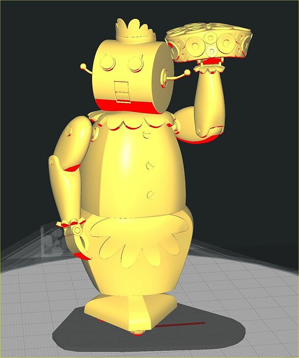 Rosey The Robot 3D OBJ Model — view 2