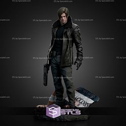 Leon S Kennedy Ultimate Survivor Raccoon City STL Files 3D Model