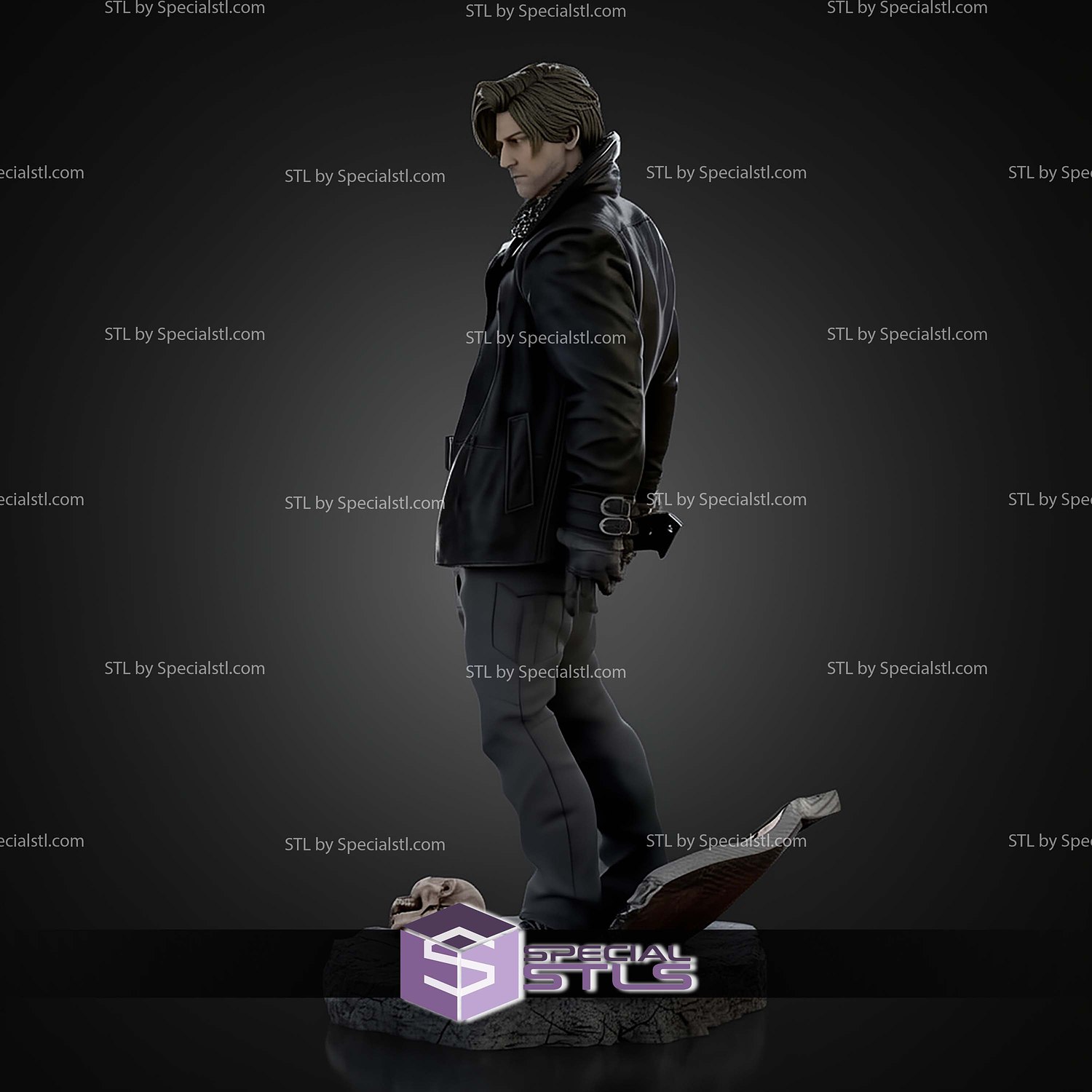 Leon S Kennedy Ultimate Survivor Raccoon City STL Files 3D Model — view 5