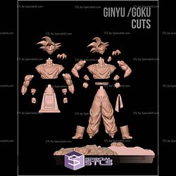 Goku Ginyu Force Dragonball 3D Printer Files STL Model