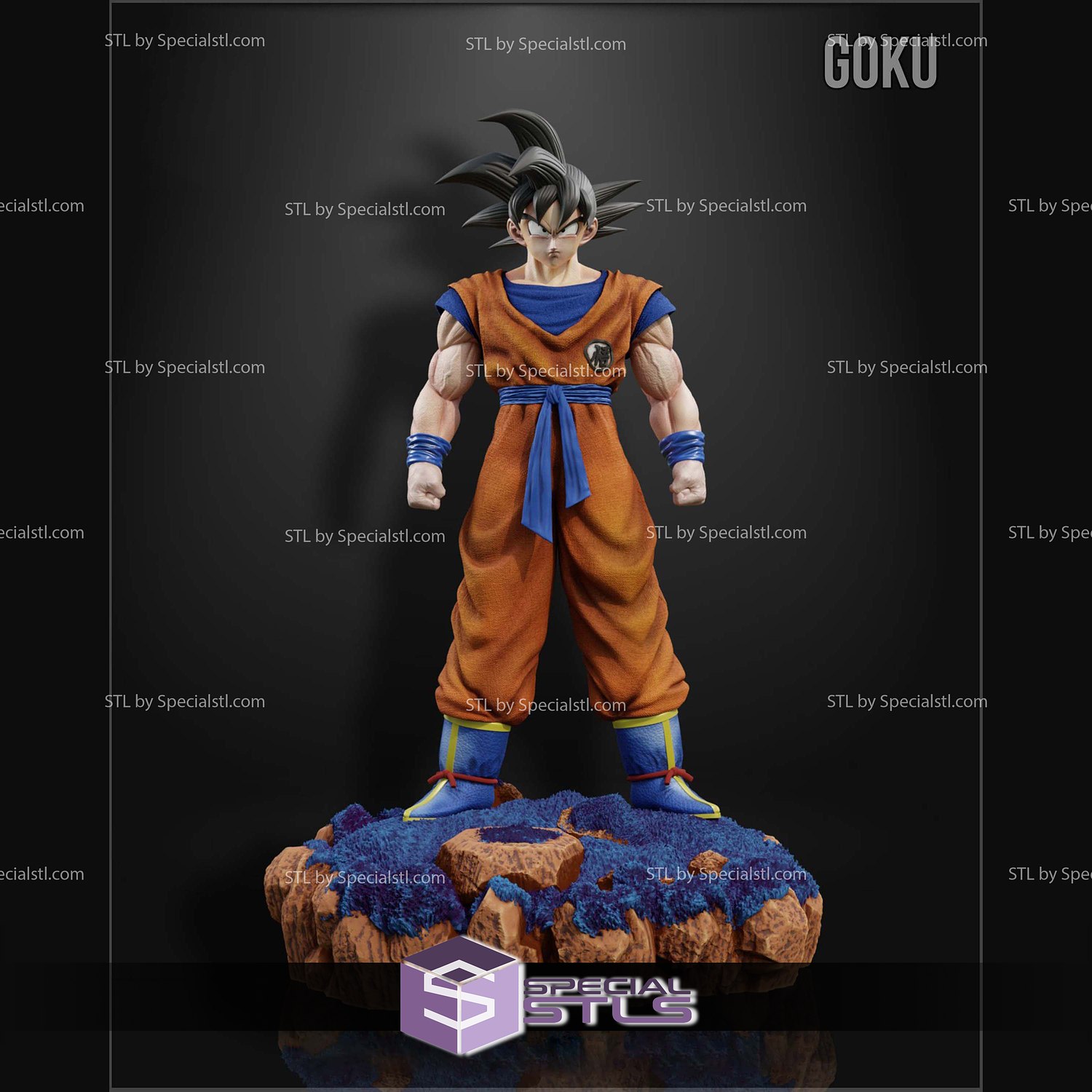 Goku Ginyu Force Dragonball 3D Printer Files STL Model — view 3