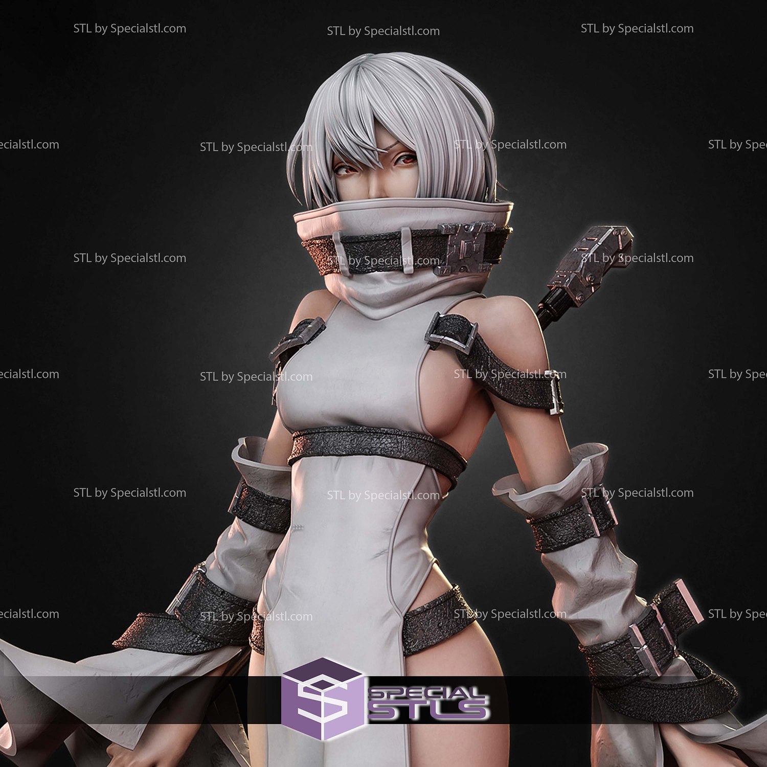 Noelle NieR Reincarnation STL Files 3D Model — view 5