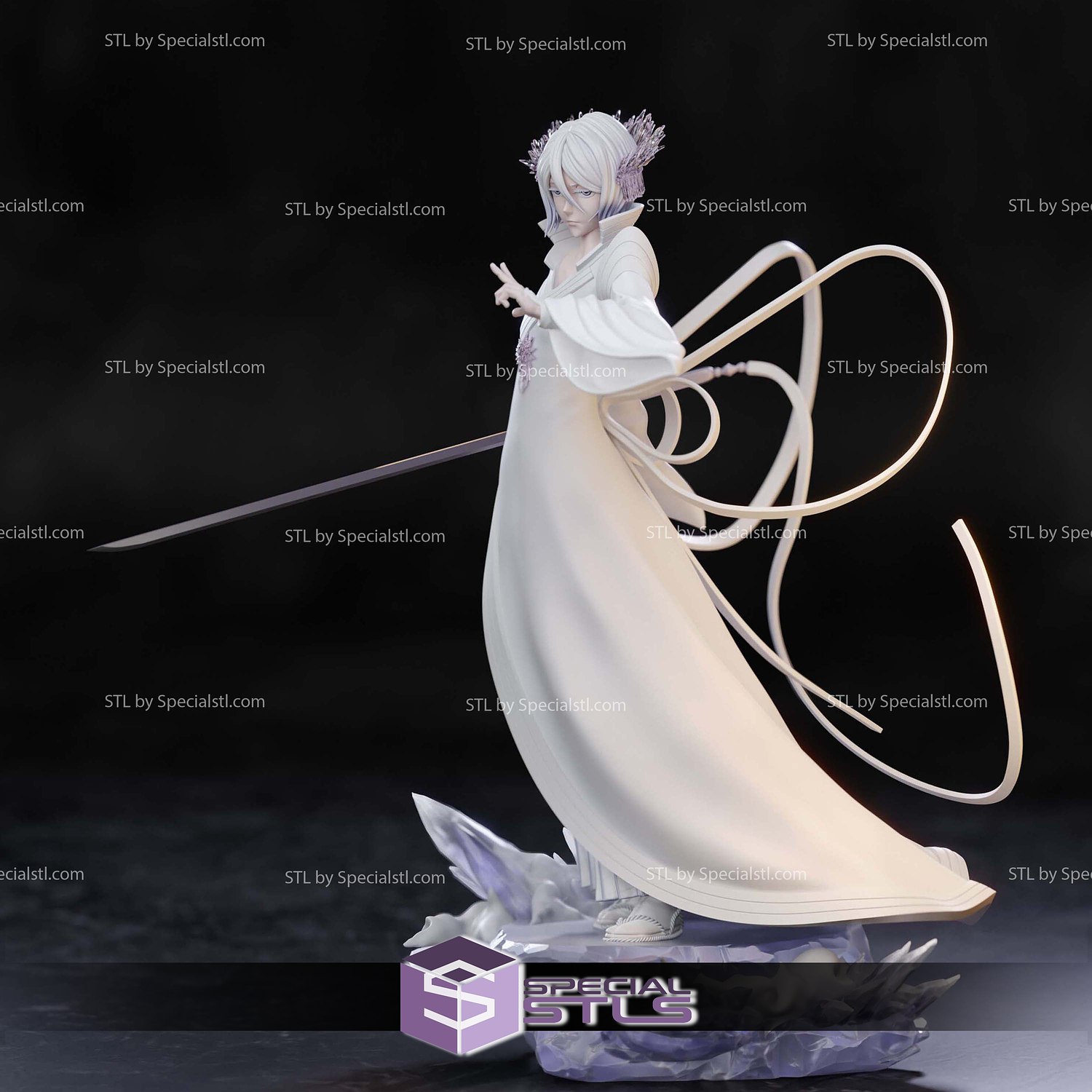 Kuchiki Rukia Bankai V2 3D Printer Files STL Model — view 3