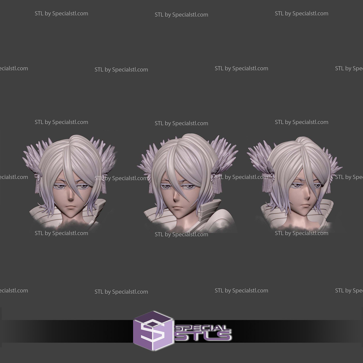 Kuchiki Rukia Bankai V2 3D Printer Files STL Model — view 6