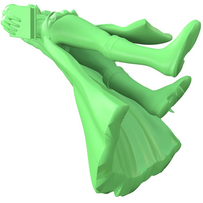 Sorceress   witch enchantress character for Dungeons and Dragons 3D STL Model — view 7