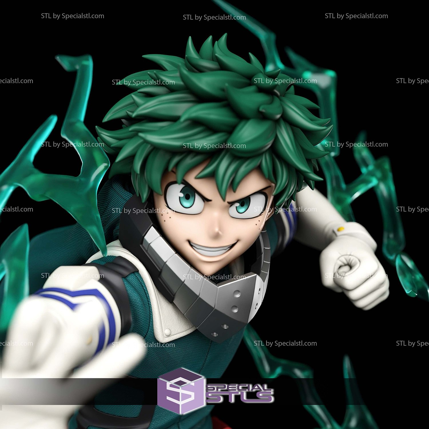 Izuku Midoriya Allmight Power 3D Printer Files STL Model — view 4