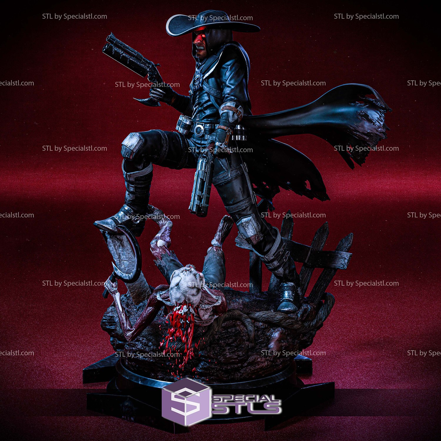 Jericho Cross Darkwatch 3D Printer Files STL Model — view 2