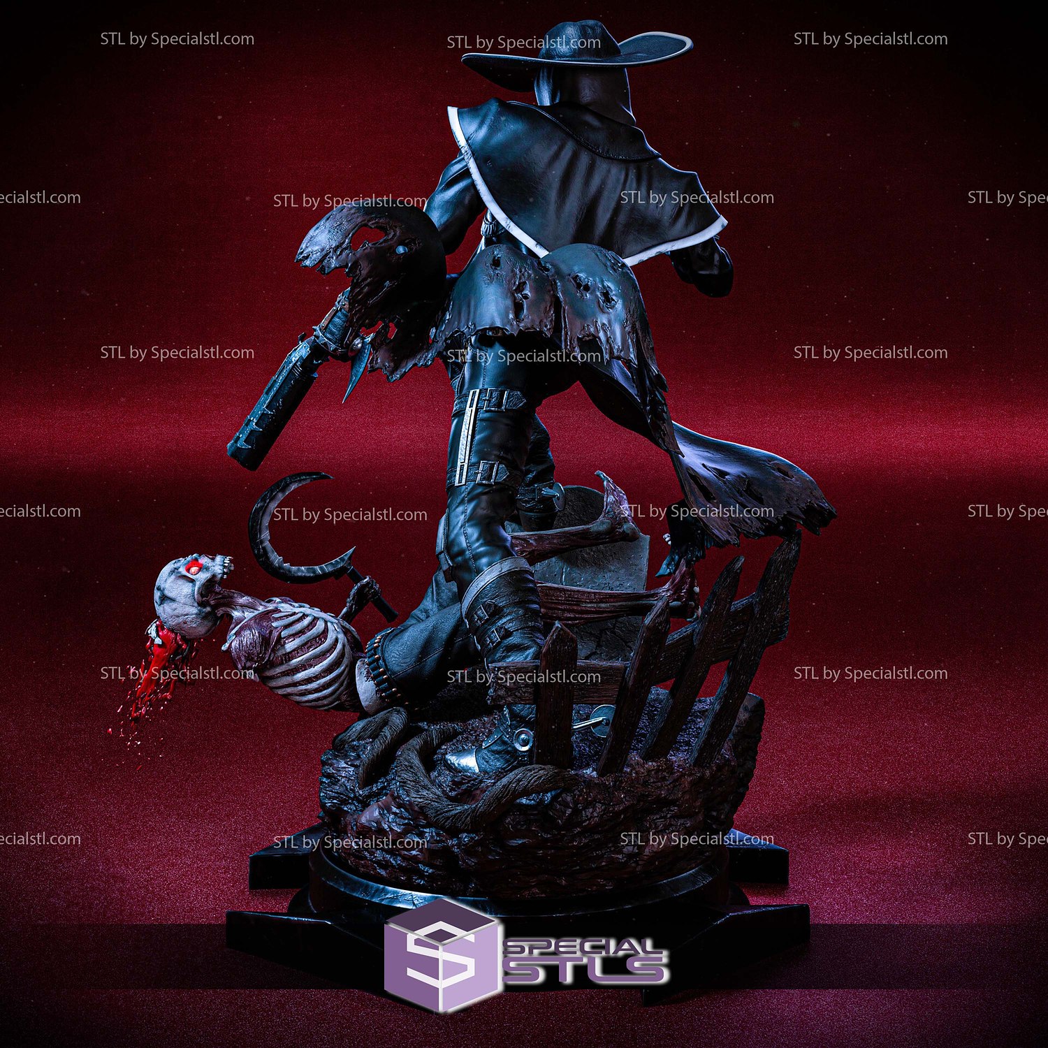Jericho Cross Darkwatch 3D Printer Files STL Model — view 3
