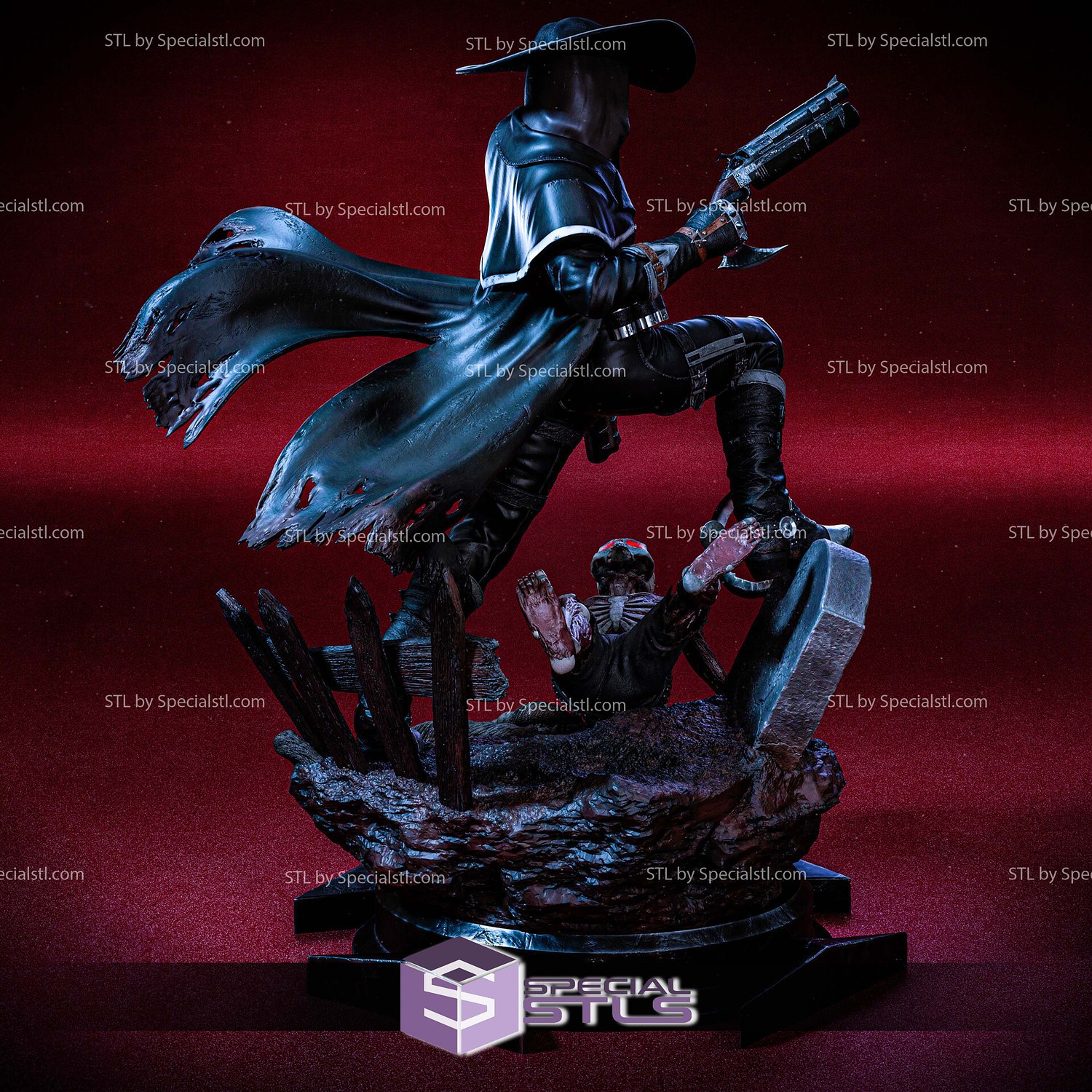Jericho Cross Darkwatch 3D Printer Files STL Model — view 4