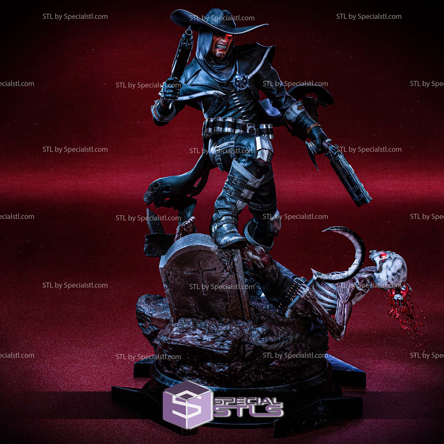 Jericho Cross Darkwatch 3D Printer Files STL Model — view 5