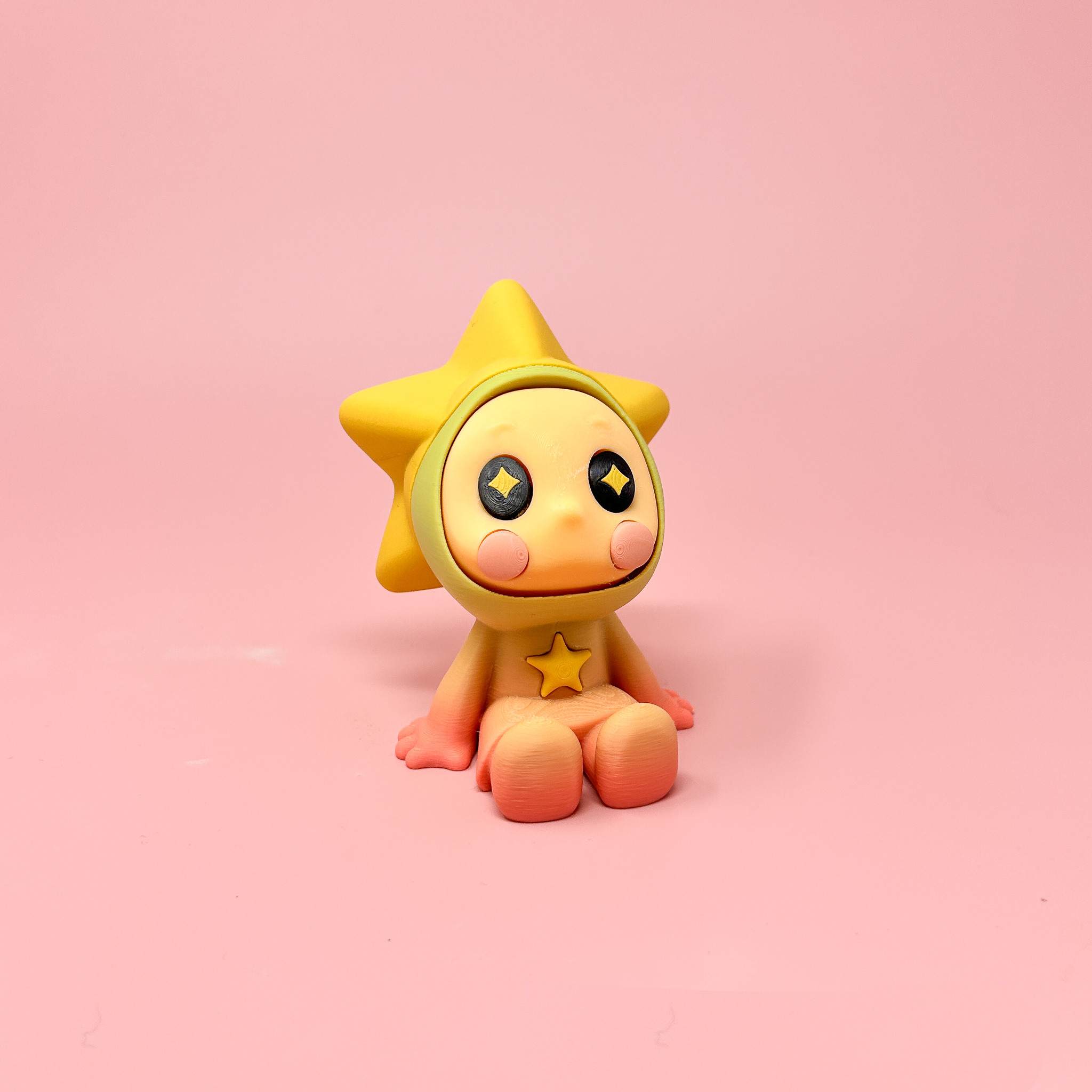 Secret Wishling - Bittersweet Creatures - Cute Star Collectible Figure, Mystery Box, Blind Box 3D STL Model — view 5