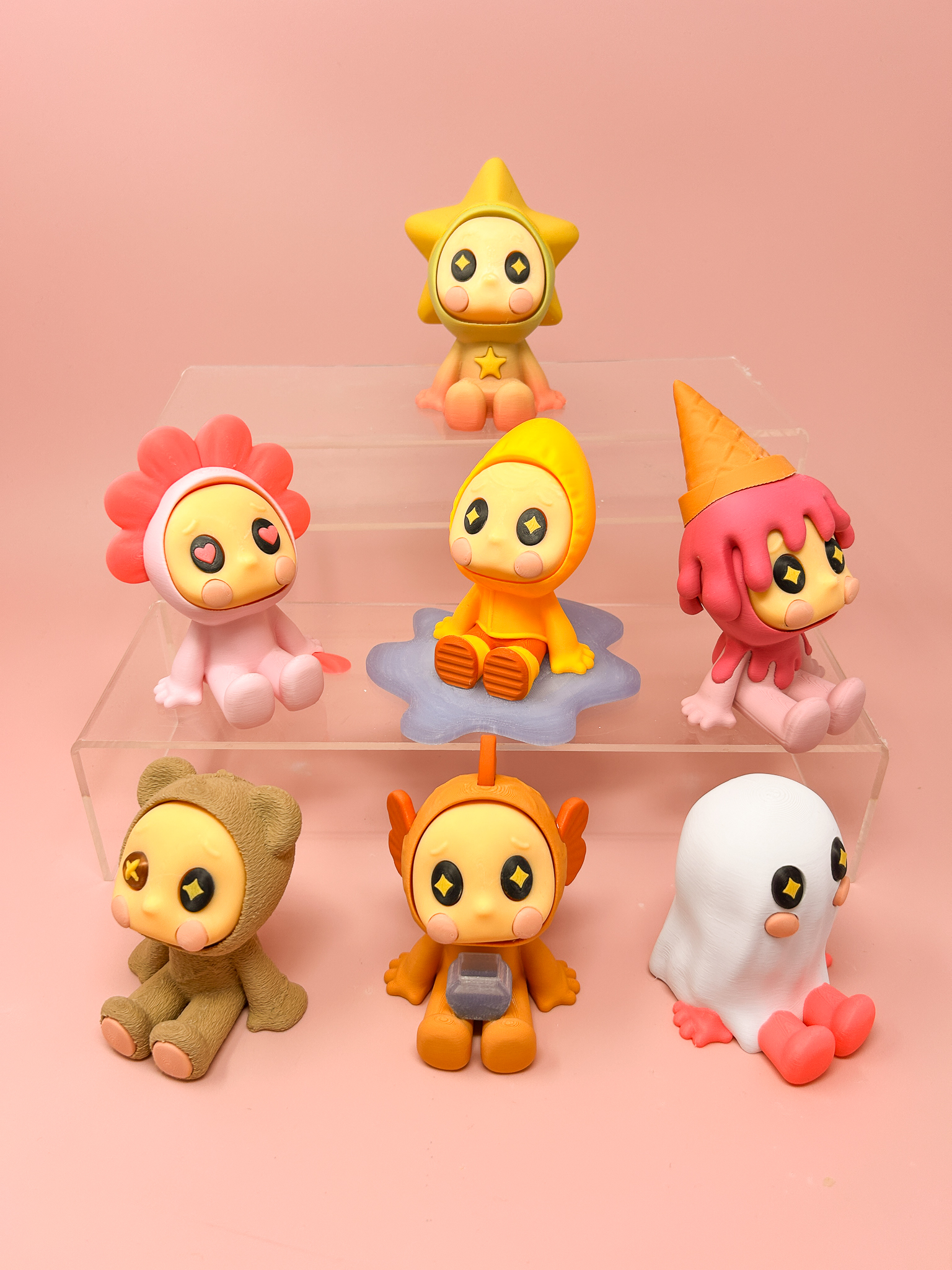 Secret Wishling - Bittersweet Creatures - Cute Star Collectible Figure, Mystery Box, Blind Box 3D STL Model — view 6