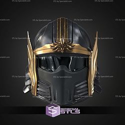 Cosplay STL Files Hell Divers 2 Mountain Scaled Helmet 3D Model