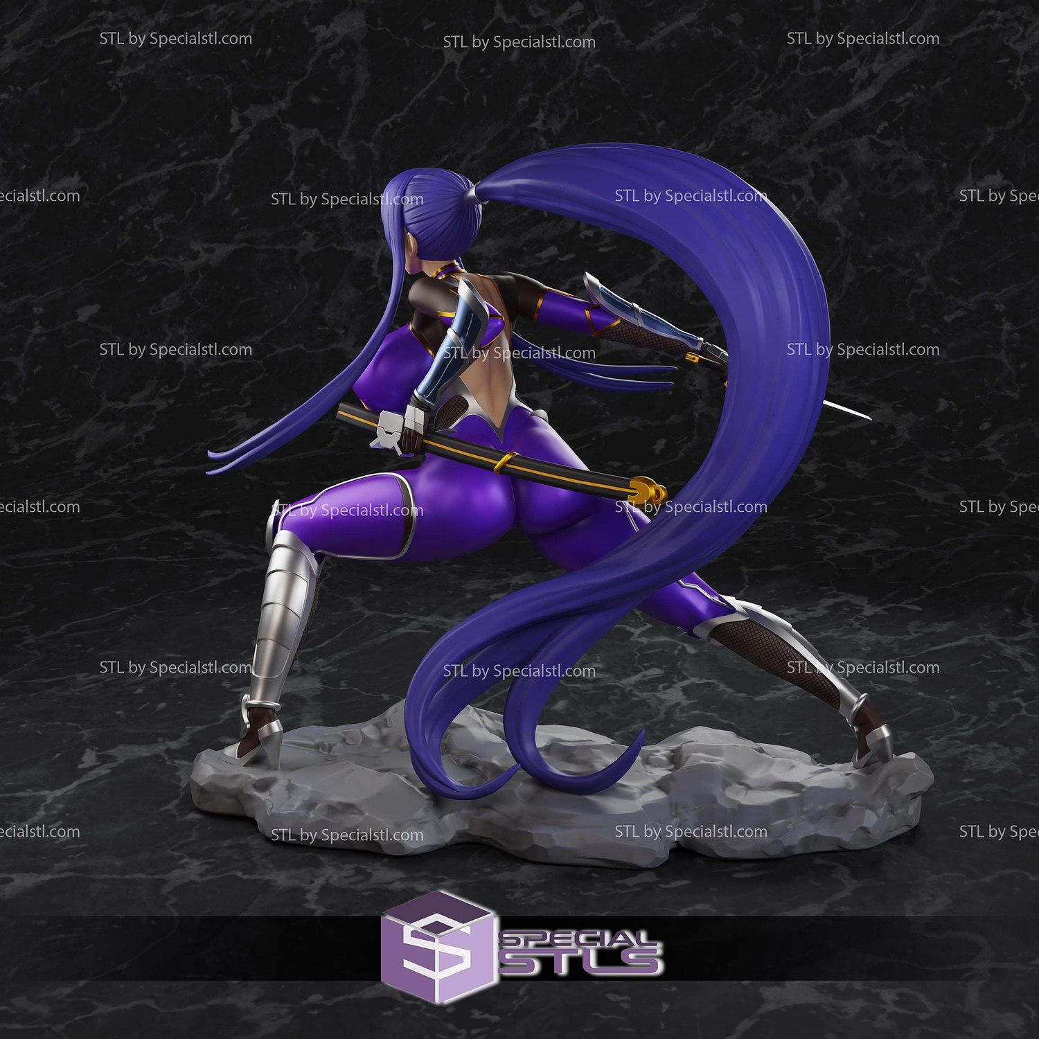 Akiyama Rinko Taimanin 3D Printer Files STL Model — view 5