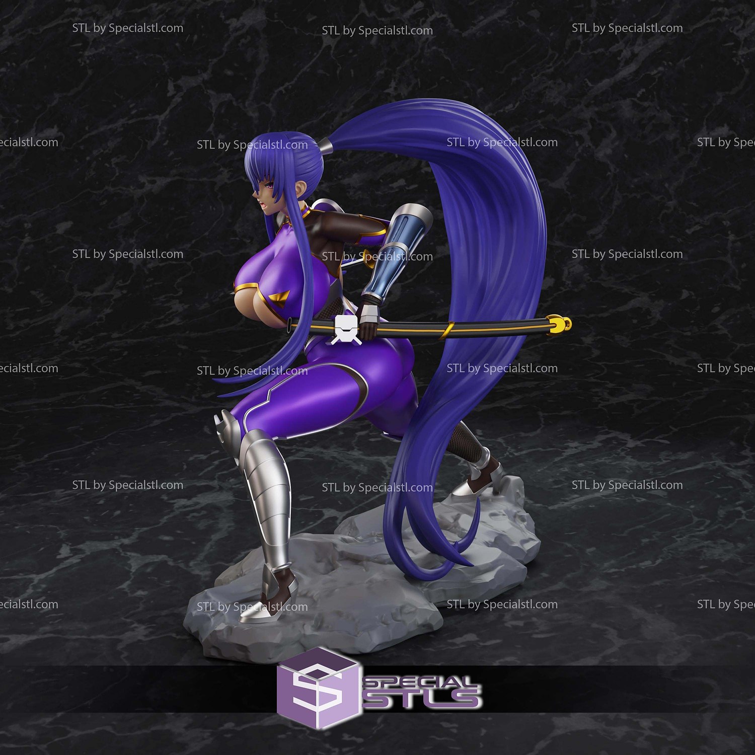 Akiyama Rinko Taimanin 3D Printer Files STL Model — view 6