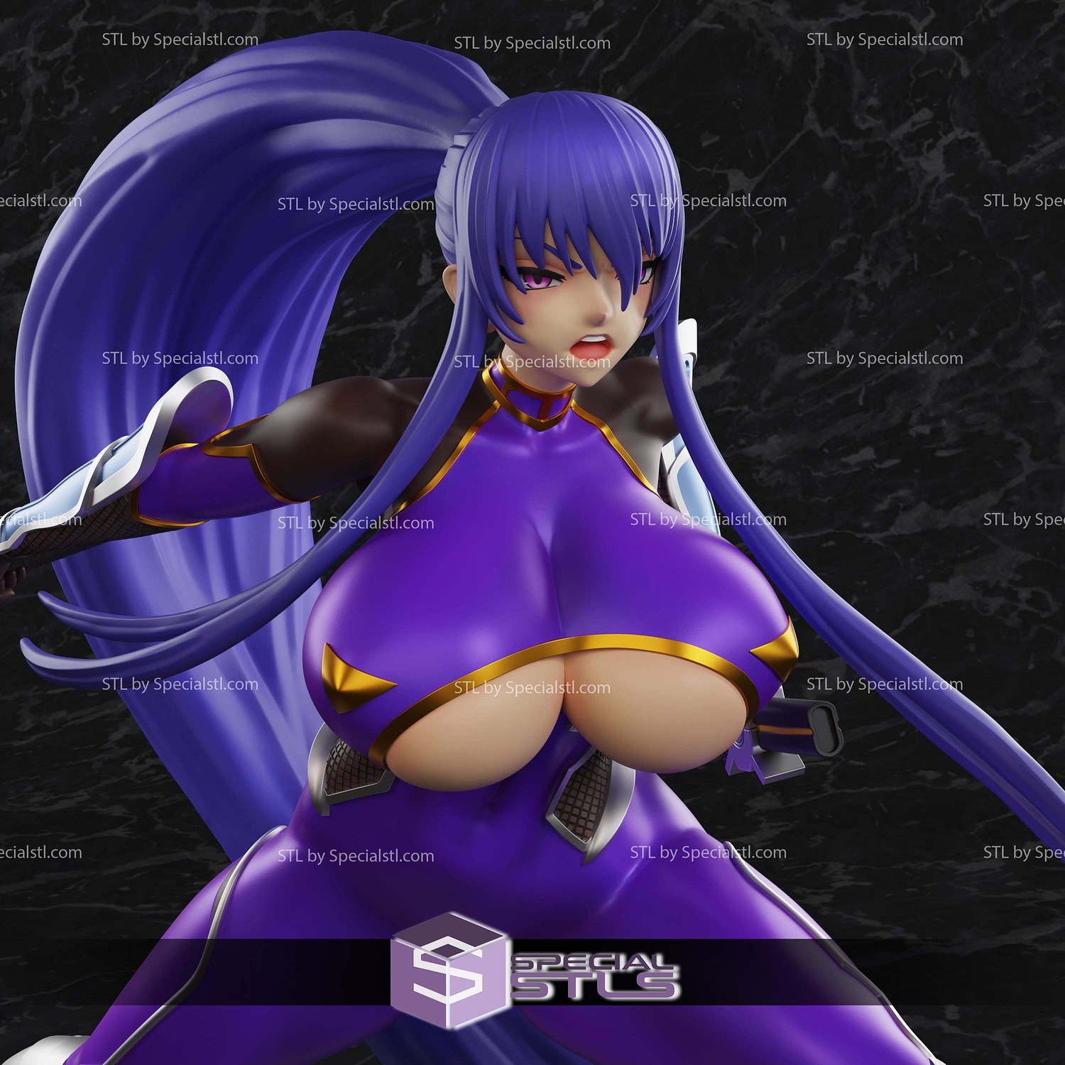 Akiyama Rinko Taimanin 3D Printer Files STL Model — view 7