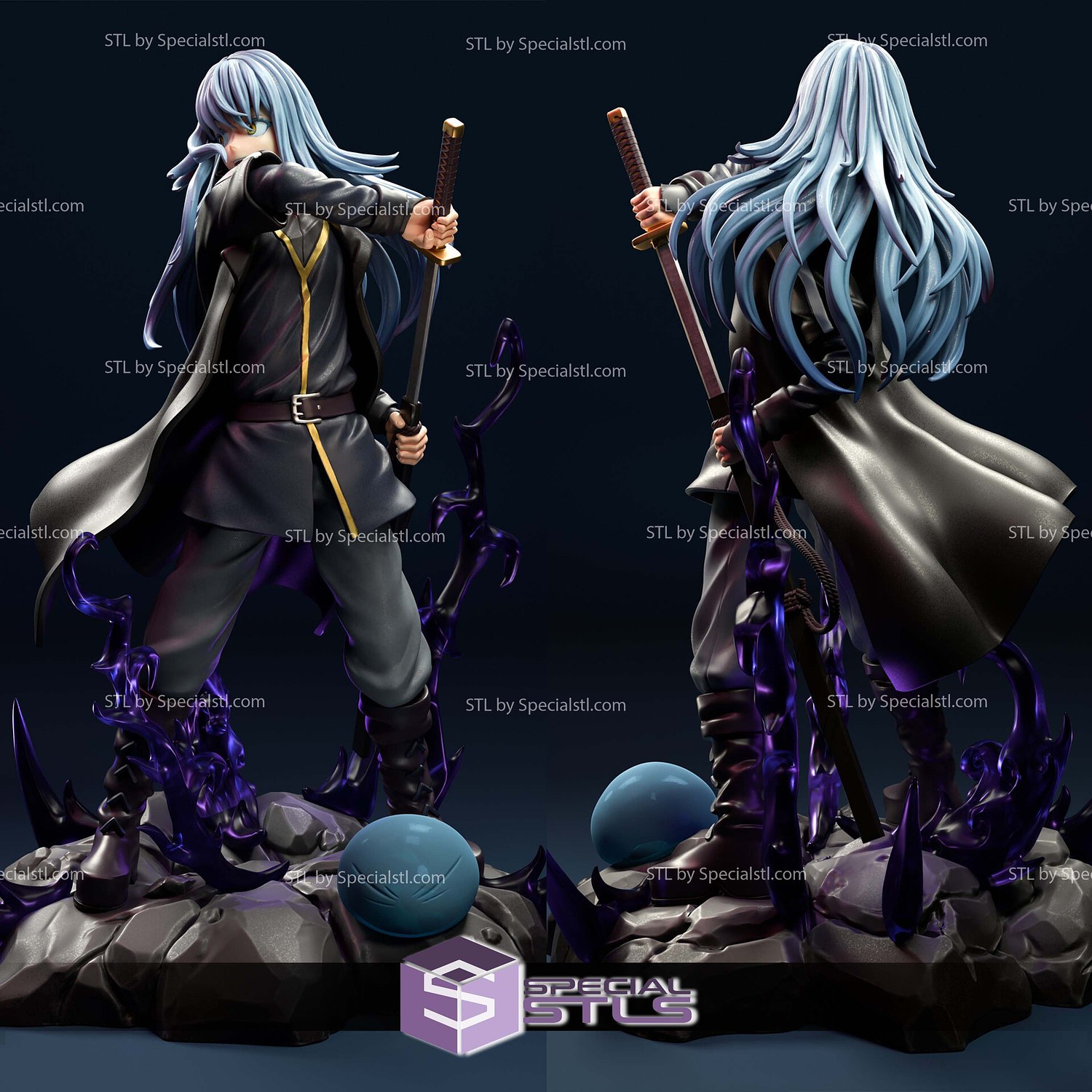 Rimuru Tempest Sword STL Printer Files 3D Model — view 2