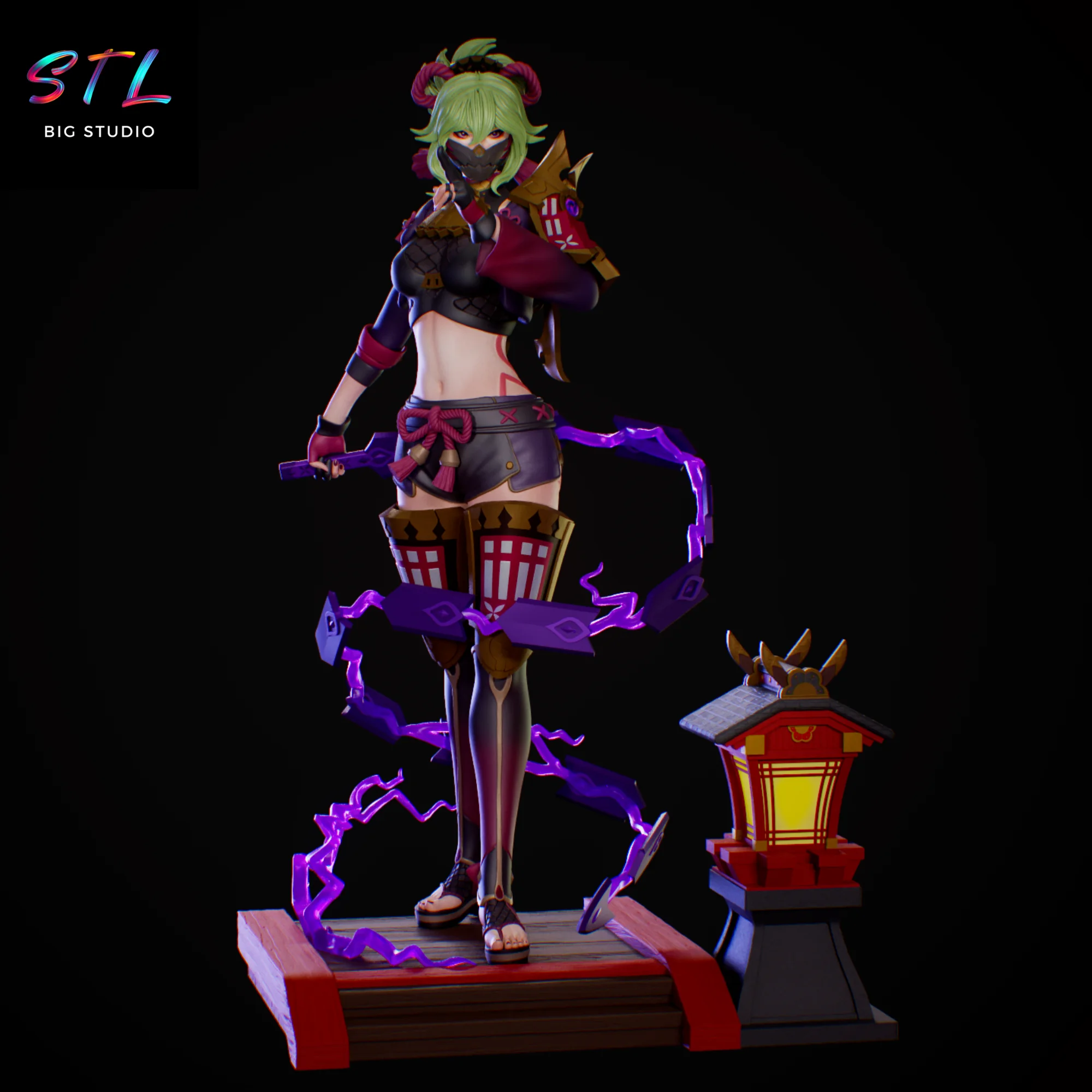 Kuki Shinobu STL | Genshin Impact | 3D Printable Figure Model