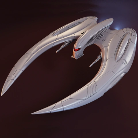 Modern Cylon Raider 3D Printing Model | Assembly STL Model
