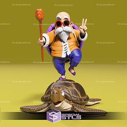 Master Roshi Hi on Turtle 3D Printer Files STL Model