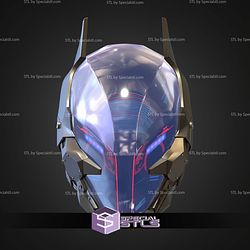 Cosplay STL Files Arkham Knight Helmet 3D Model