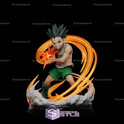 Gon Freecss Battle Hunter X Hunter 3D Model Sculpture STL Model