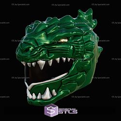 Cosplay STL Files Godzilla Green Power Rangers 3D Model