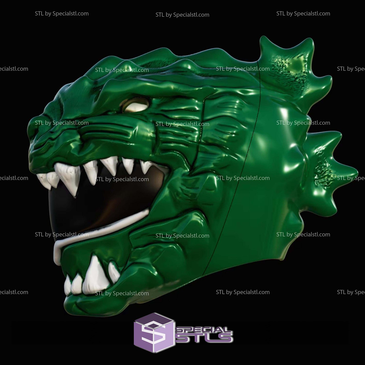 Cosplay STL Files Godzilla Green Power Rangers 3D Model — view 4