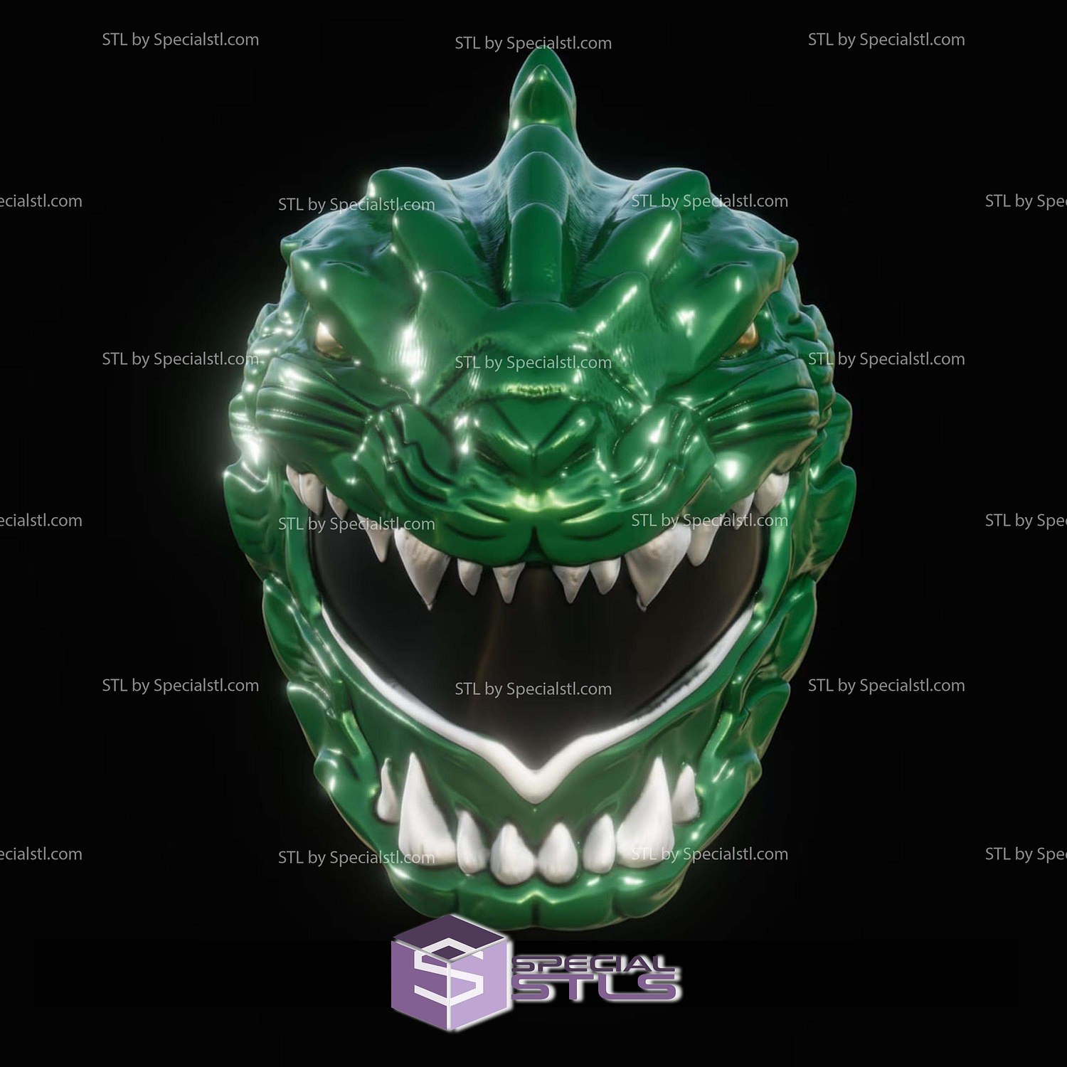 Cosplay STL Files Godzilla Green Power Rangers 3D Model — view 5