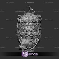 Custom Head STL Eddie Brock Venomized Tongue 3D Model