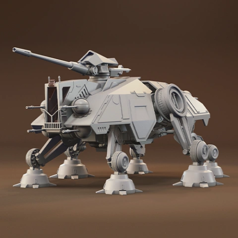AT-TE Walker 3D Printing Model | Assembly + Active STL Model