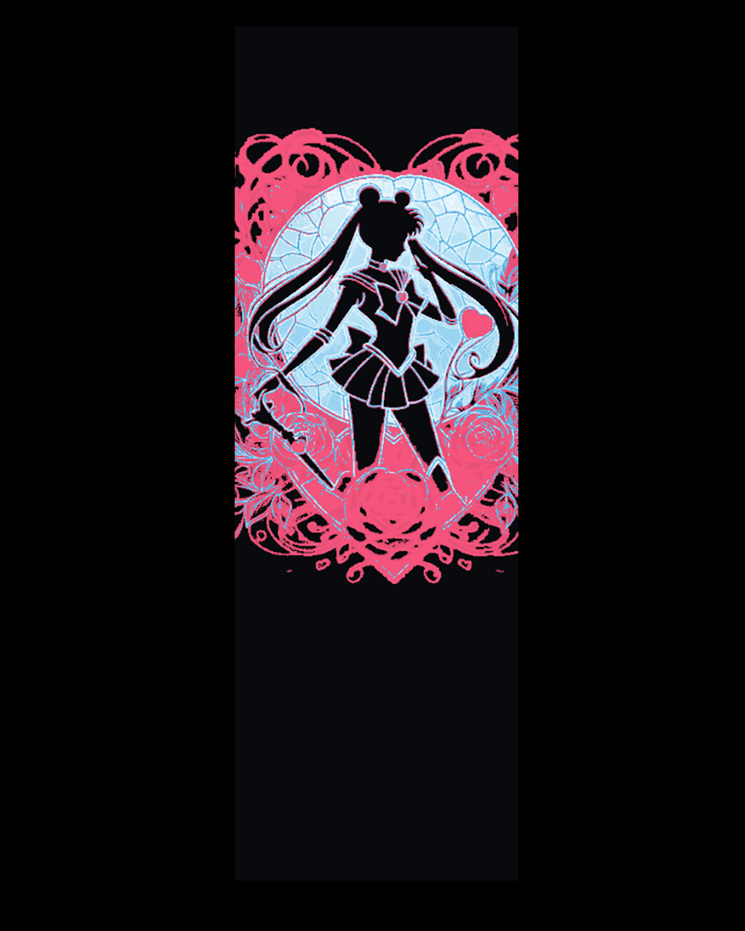 Sailor Moon in neon lights - Set of bookmarks 3D STL Model