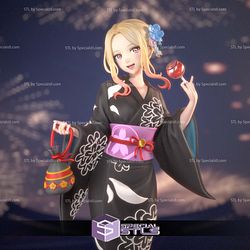 Marin Kitagawa Yukata 3D Printer Files STL Model — view 1