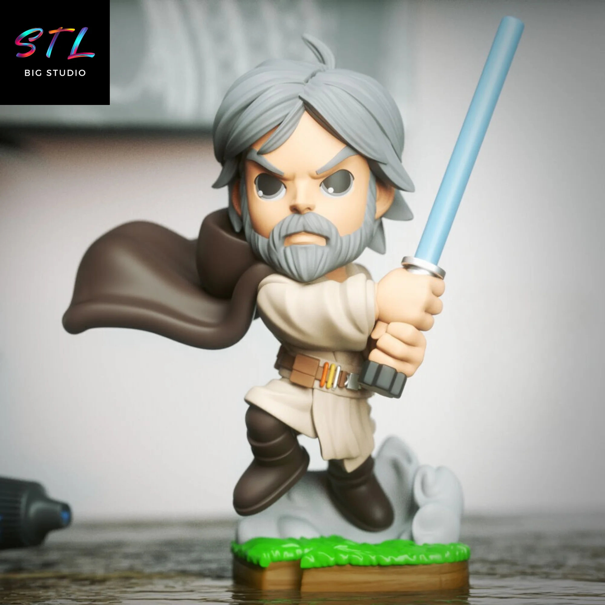 Luke Skywalker Chibi STL | Star Wars | 3D Printable Model Model