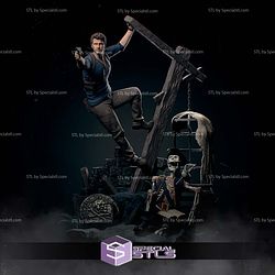 Nathan Drake Uncharted Diorama STL Files 3D Model