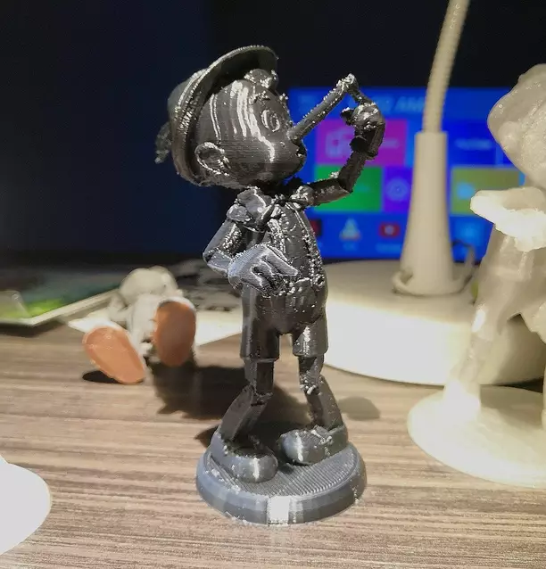 Pinocchio with Big Nose 3D STL Model