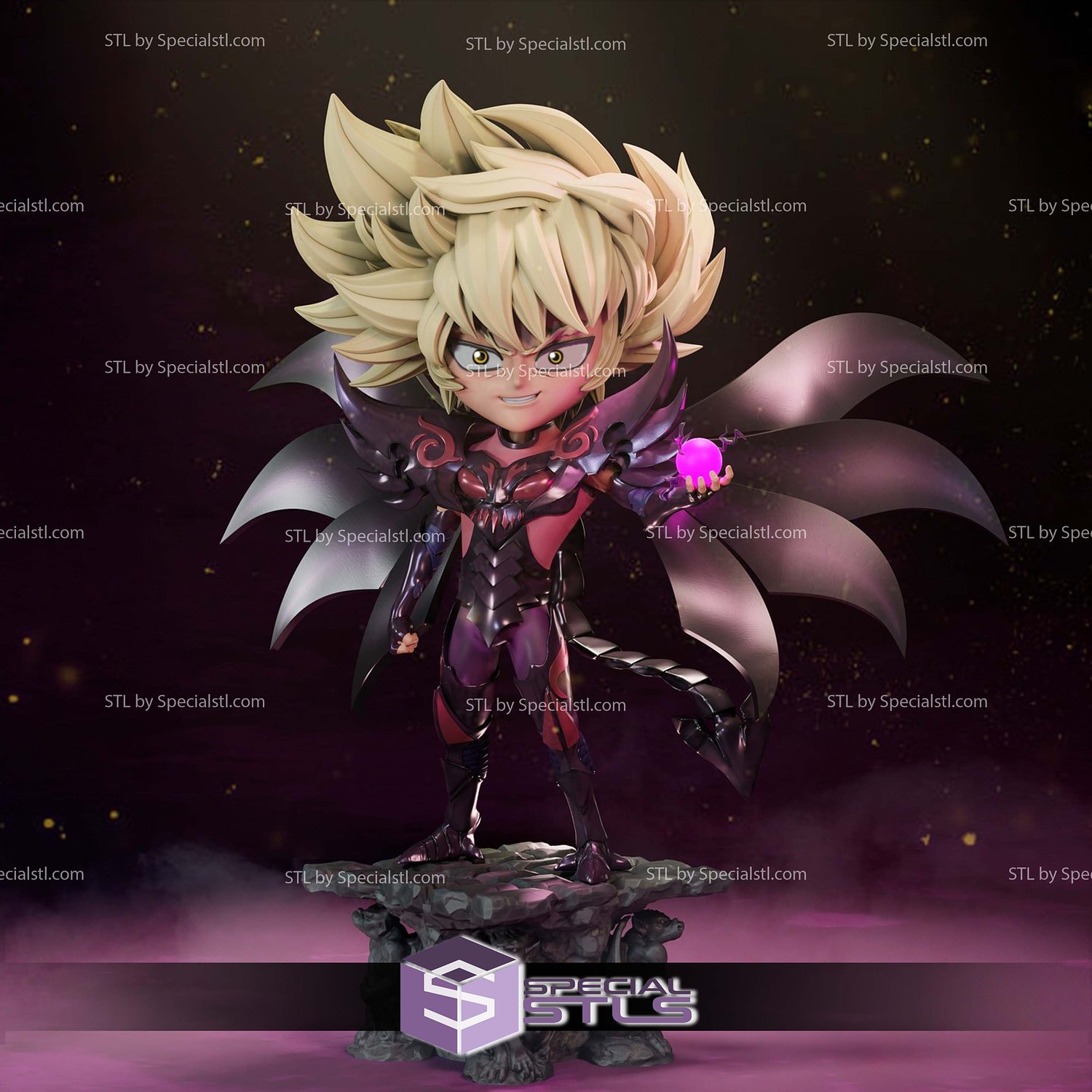 Wyvern Rhadamanthy Chibi 3D Printer Files STL Model — view 2