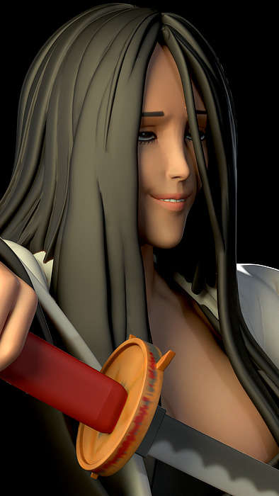 UNOHANA RETSU BLEACH 3D STL Model — view 8